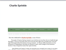 Tablet Screenshot of charliesprinkle.info